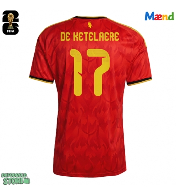 Belgien Charles De Ketelaere #17 Replika Hjemmebanetrøje VM 2026 Kortærmet